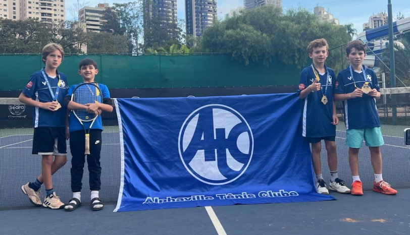 Tênis: Equipe 10M é campeã no Campeonato Interclubes