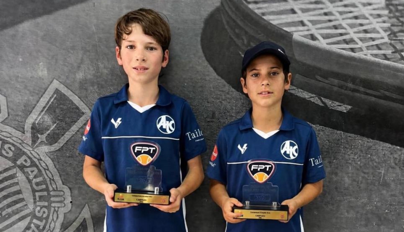 Tênis: Irmãos Grigoletto são campeões no Campeonato Estadual Kids
