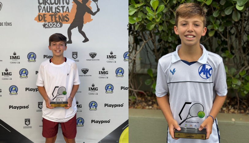 Tênis: Associado é campeão no Circuito Nacional Infantojuvenil